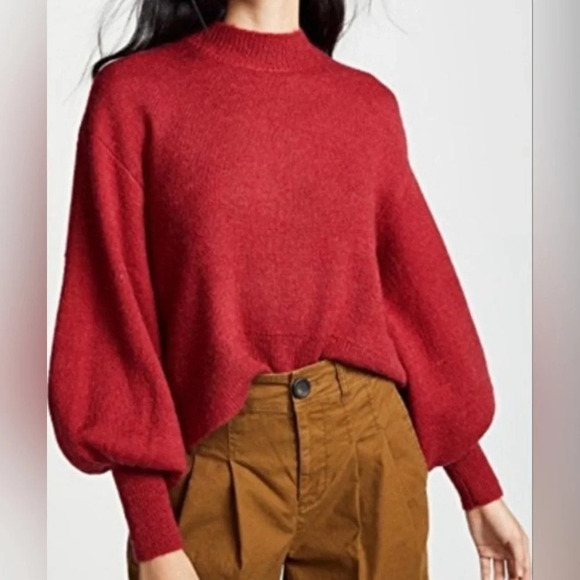 Keepsake 
Red sweater 
Size md
Pit to pit 23”
Length 21” - Picture 1 of 5